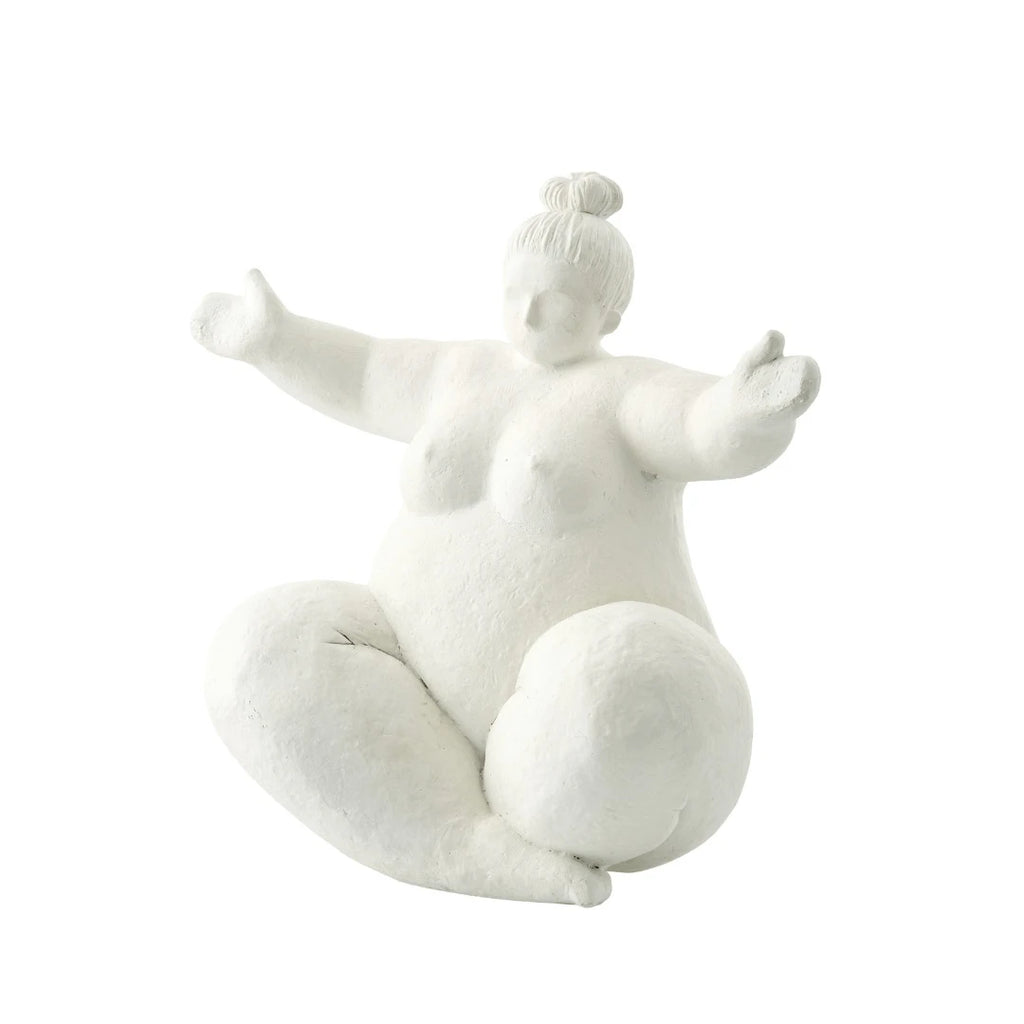"Abbraccio" — Woman Sculpture with Open Arms