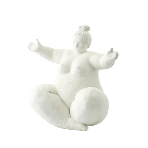 "Abbraccio" — Woman Sculpture with Open Arms
