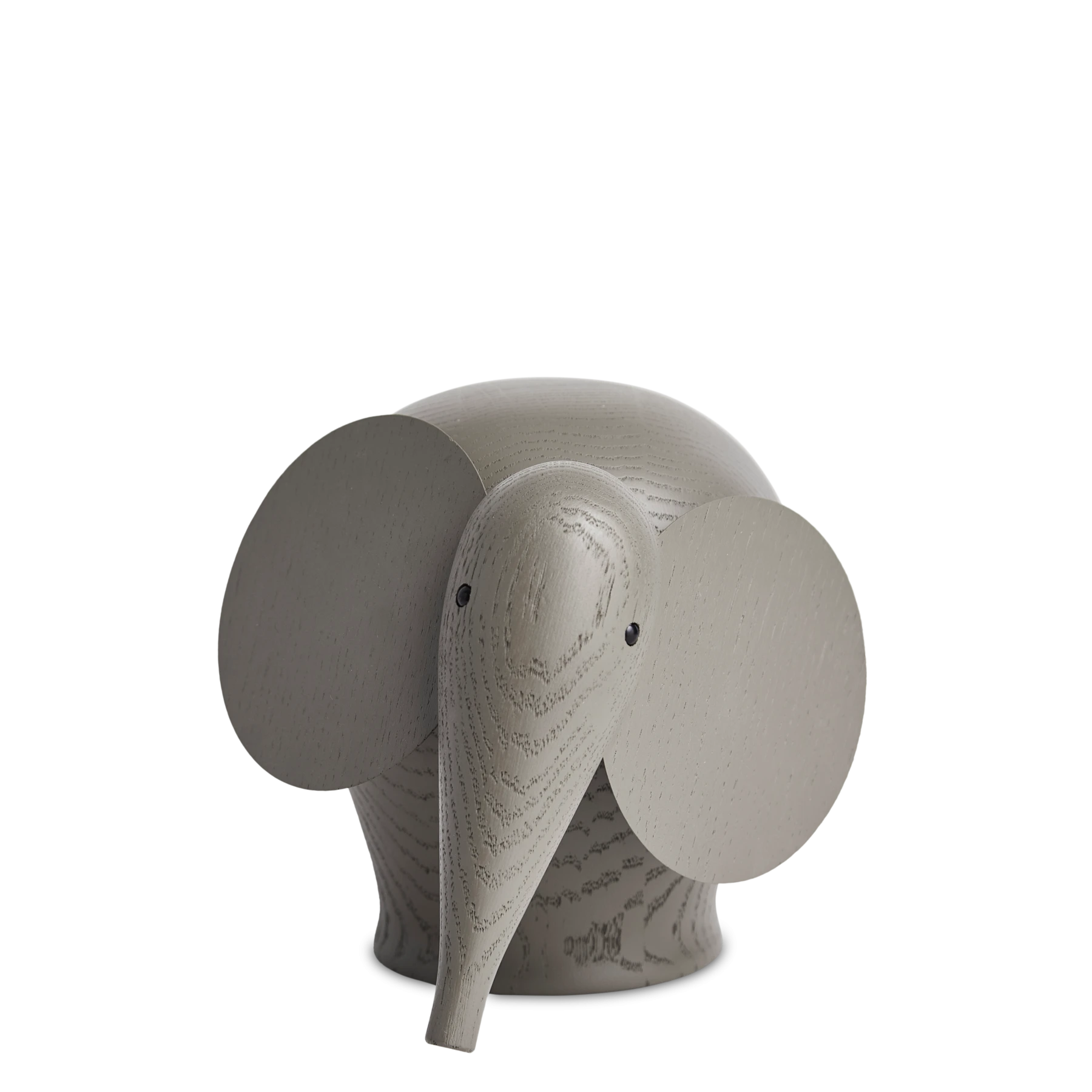 "Grigio" — Wooden Elephant Figurine