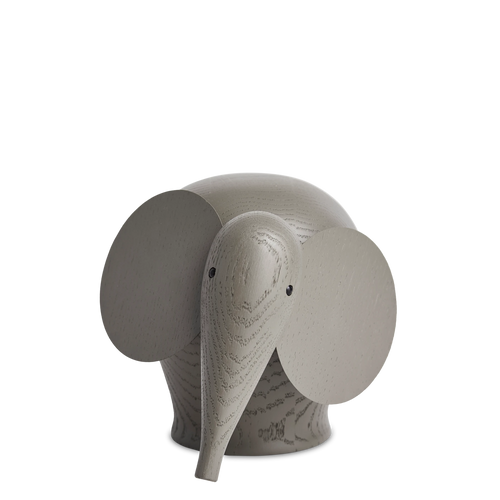 "Bāo" — Wooden Elephant Figurine