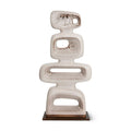 "Totem" — Abstract Ceramic Sculpture