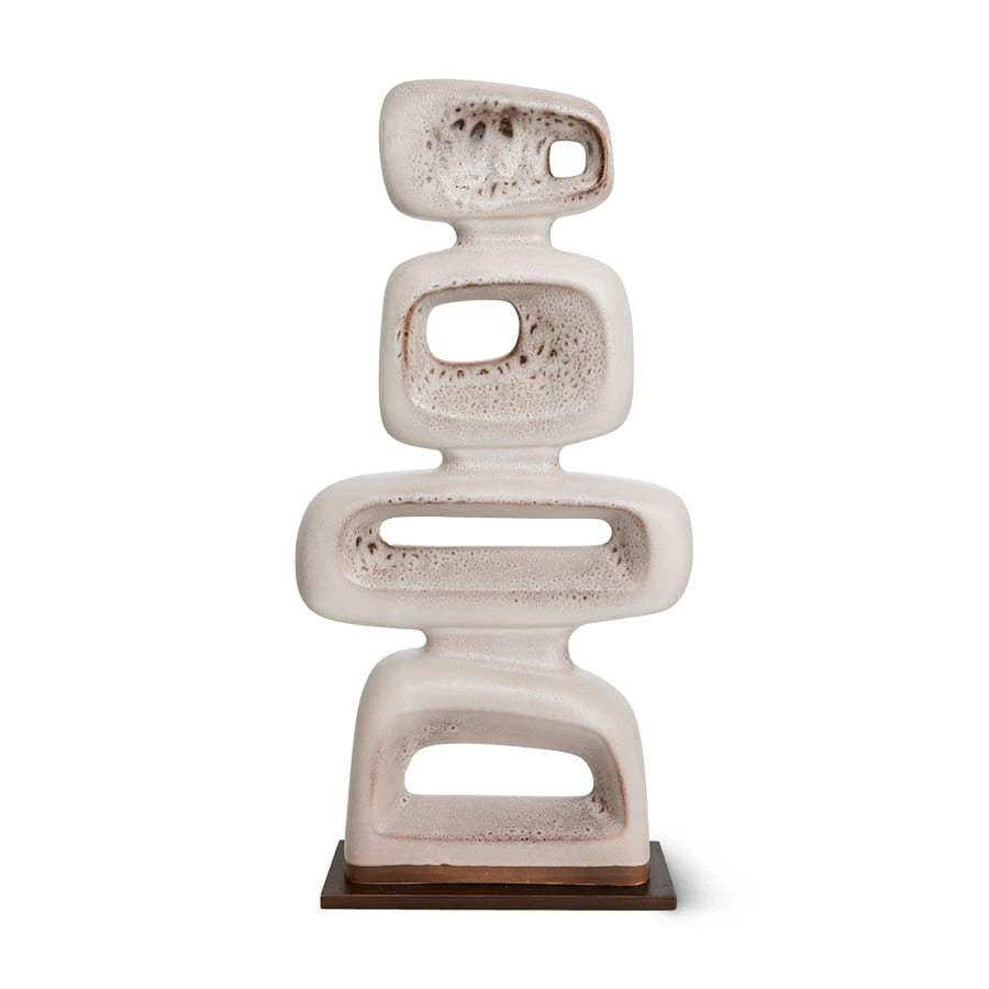 "Totem" — Abstract Ceramic Sculpture