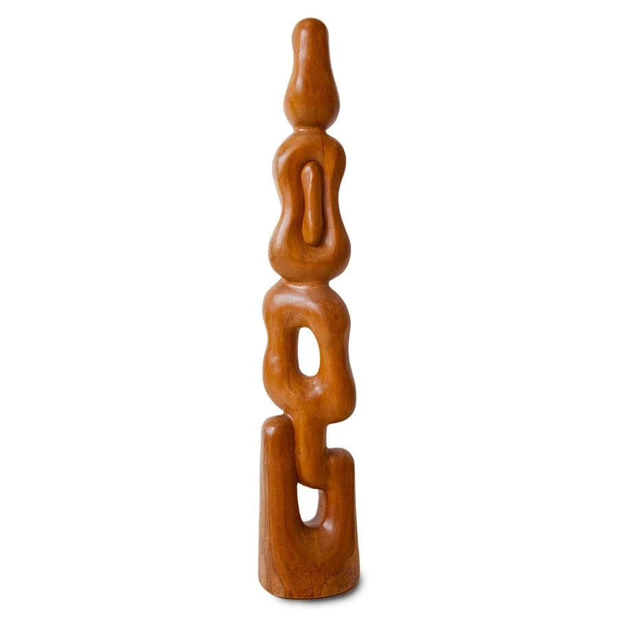 "Totem Legno" — Abstract Wooden Sculpture
