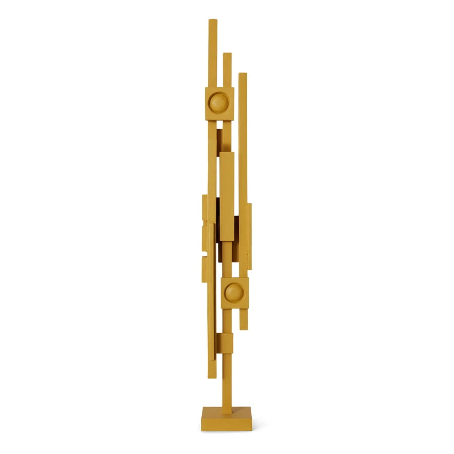 "Costruzione" — Geometric Tower Sculpture