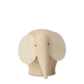 "Nature" — Wooden Elephant Figurine
