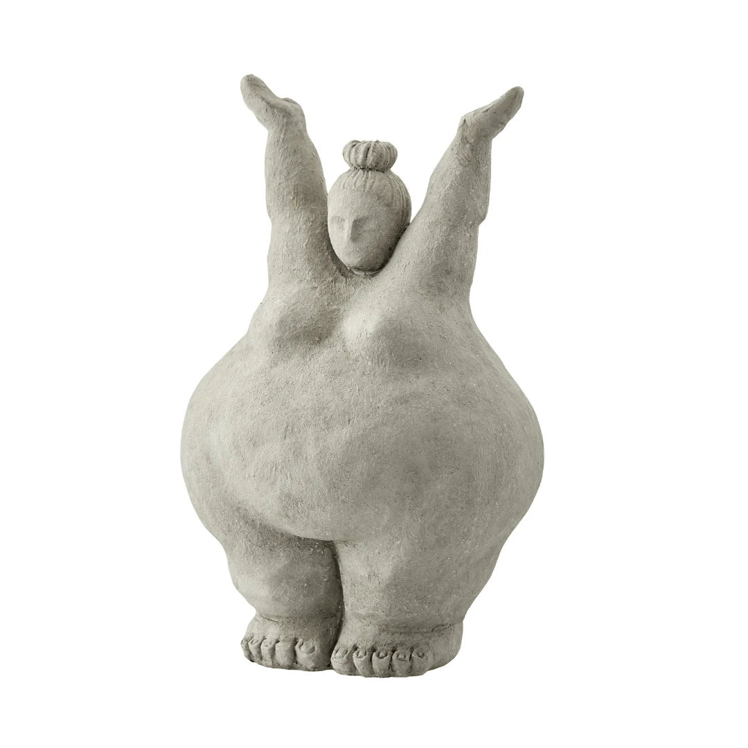 "Vittoria" — Woman Sculpture with Raised Arms