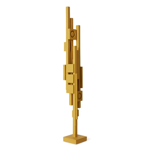 "Costruzione" — Geometric Tower Sculpture