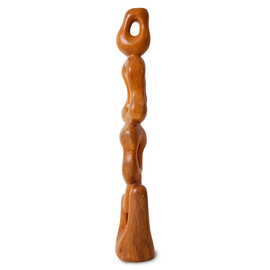 "Totem Legno" — Abstract Wooden Sculpture