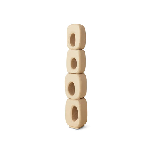 "Anelli" — Abstract Wooden Sculpture