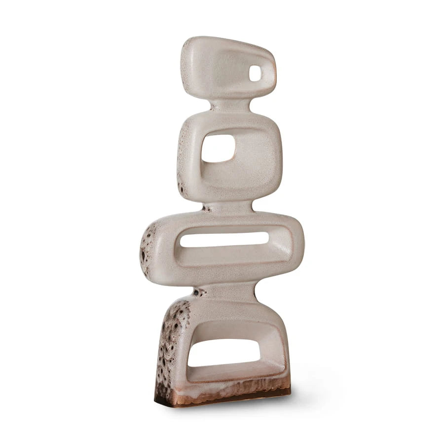 "Totem" — Abstract Ceramic Sculpture