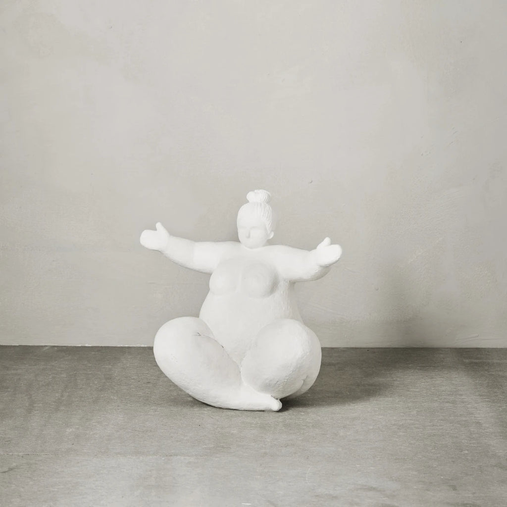 "Abbraccio" — Woman Sculpture with Open Arms