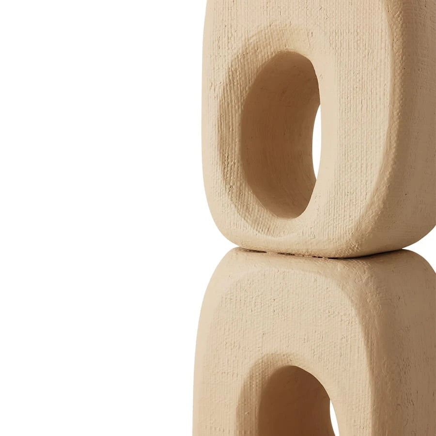 "Anelli" — Abstract Wooden Sculpture