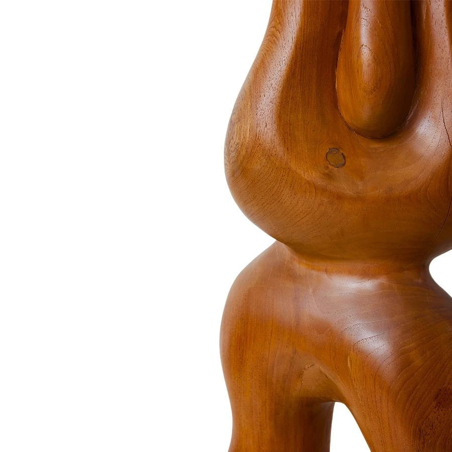 "Totem Legno" — Abstract Wooden Sculpture
